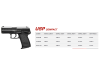 HK USP COMPACT 9mm LE PRG W/ N/S & 3-13RD MAGS